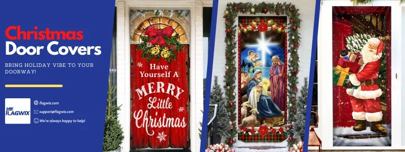 christmas door cover