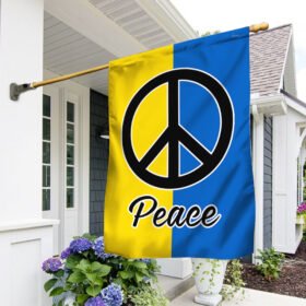 Peace Flag Peace Sign Ukrainian Flag TRV1892F