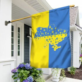 Support Ukrainian Pets Flag, Stand With Ukraine QNH16F