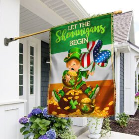 St. Patrick's Day Irish Flag Let The Shenanigans Begin BNT535F
