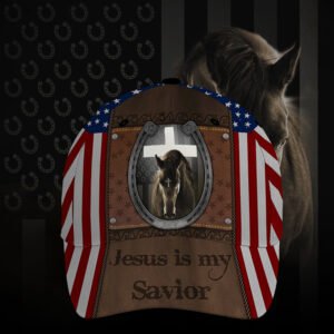 Horse Baseball Cap Jesus Is My Savior BNT288BCv1