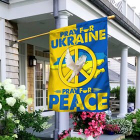 Stand With Ukraine Flag Pray For Ukraine Pray For Peace Support With Ukraine LHA2139F
