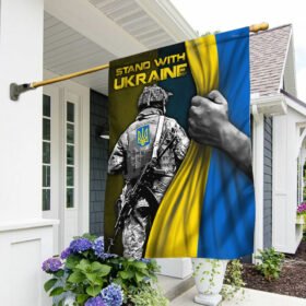 Stand With Ukraine Flag Ukrainian Soldier DDH3464F