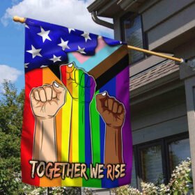 LGBT Pride Together We Rise Flag MLN25F