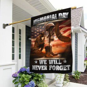 Memorial Day Flag, We Will Never Forget TQN10F