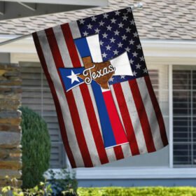 Texas Raised Jesus Saved Flag TQN14F