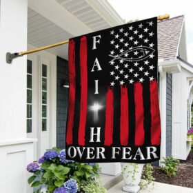 Jesus Flag Faith Over Fear LNT14F