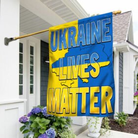 Ukraine Flag Ukraine Lives Matter Flag QTR29F
