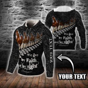 Personalized Horse 3D Zip Hoodie Proud NTB331ZHCT