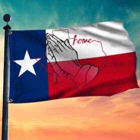 America Texas Grommet Flag Peace Love Pray LNT87GF