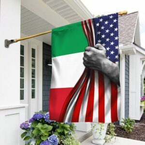 Italian Flag American Italian Flag QTR30F
