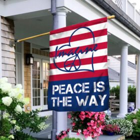 Hippie Flag Imagine Peace Is The Way LNT70F