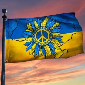 Sunflower. Peace for Ukraine Flag TPT65GF