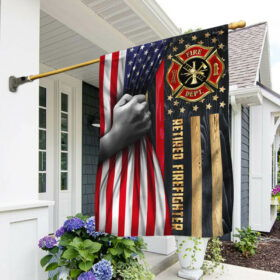 Retired Firefighter Thin Red Line American Flag TPT62F