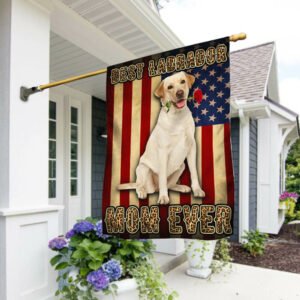 Dog Mom Flag Best Labrador Mom Ever Mother's Day BNN14Fv1