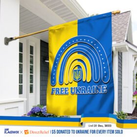 Free Ukraine Flag Peace For Ukraine TQN105F