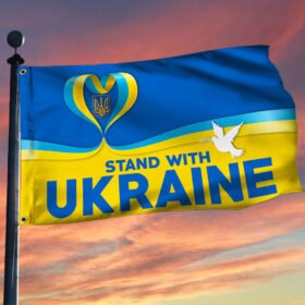 Ukraine Grommet Flag I Stand with Ukraine BNN74GF