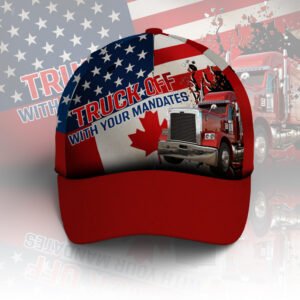 Freedom Convoy 2022 Baseball Cap Truck Off With Your Mandates BNT508BC