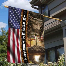 In God We Trust American Jesus Flag TPT89F
