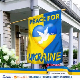 Peace For Ukraine Flag TPT38Fv1