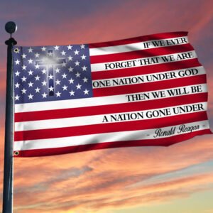 One Nation Under God Grommet Flag TQN41GF