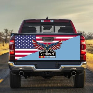 Veteran Truck Decal Korean War Veterans American Truck Tailgate Decal Sticker Wrap TRL1482TD