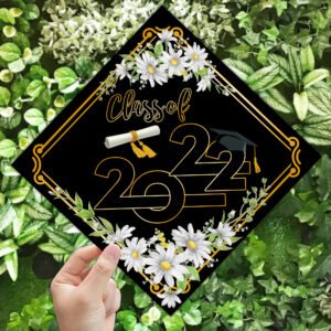 Class Of 2022 Graduation Cap Daisy Flower LNT172GC