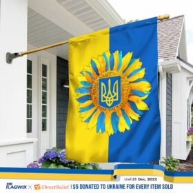 Ukraine Flag Slava Ukraine BNN07Fv1