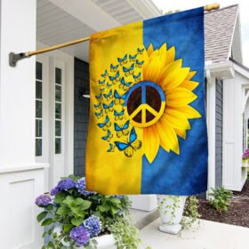 Ukraine Flag Peace For Ukraine TQN128F
