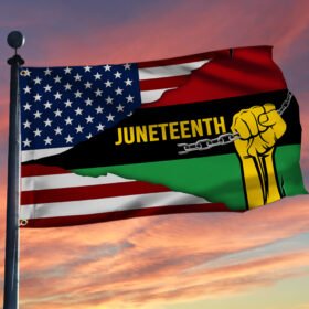 Black History Month Grommet Flag Juneteenth BNN98GF