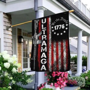 Trump Ultra Maga Flag And Proud Of It Flag LNT161F