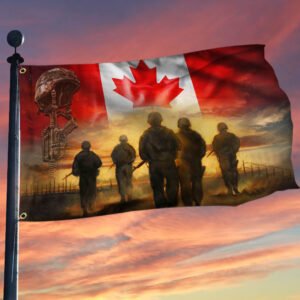Thank You Veterans. Canada Day, Canadian Flag TPT139GF