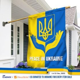 Ukraine Flag Peace In Ukraine BNN110F