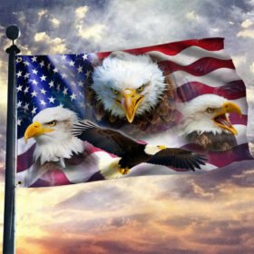 American Eagle Day Grommet Flag BNN171GF