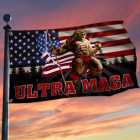 Bigfoot American Grommet Flag Ultra Maga BNN166GF