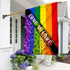 LGBT Pride Flowers Flag MLN116F