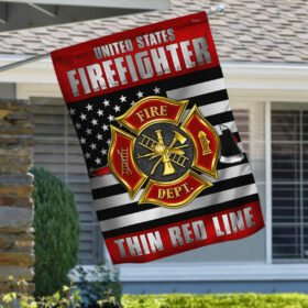 Firefighter Flag Fire Dept LNT177F