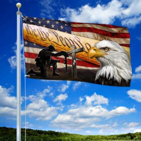 U.S. Veteran, We The People, Christian Cross, American Eagle Flag TPT121GF