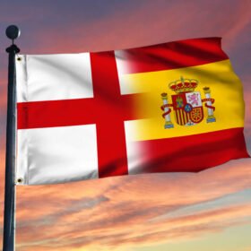 English And Spanish Grommet Flag TQN123GFv2