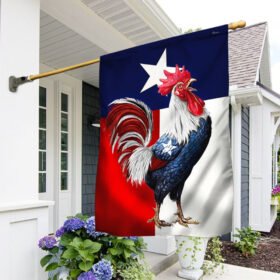 Texas Flag Patriotic Rooster BNN234F