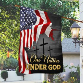 One Nation Under God Jesus Flag TQN216Fv1