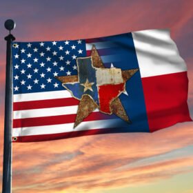 Texas Flag Texas American Grommet Flag QTR213GFv2