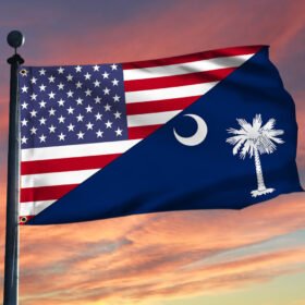 South Carolina Flag South Carolina Grommet Flag QTR247GF