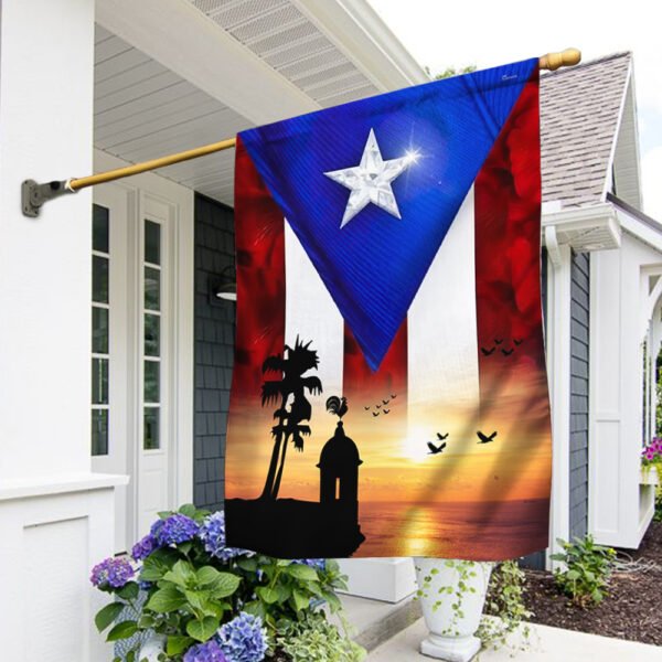 Puerto Rico Flag Puerto Rico Scenery Flag LNT273F