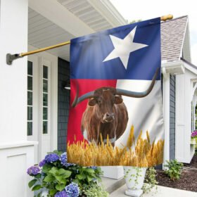 Texas Flag Longhorn Sunshine LNT308F