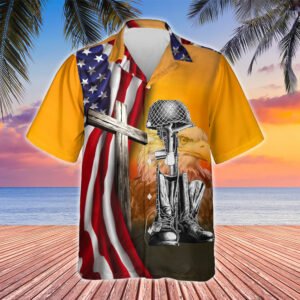 Veteran Hawaiian Shirt Remember And Honor BNN63HWv1