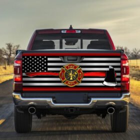 Firefighter Truck Tailgate Decal Sticker Wrap Fire Dept LNT177TD