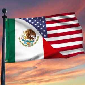 Mexico Flag Mexican American Grommet Flag QTR240GF
