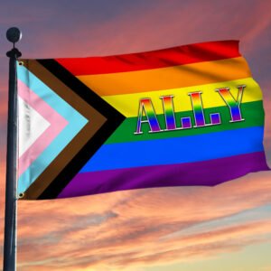 Progress Pride Grommet Flag LGBT Ally TQN212GF