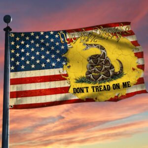 Gadsden Flag Don’t Tread On Me American Grommet Flag QTR233GF